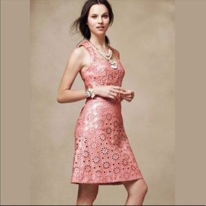 Maeve Anthropologie Coralshine Eyelet Dress
